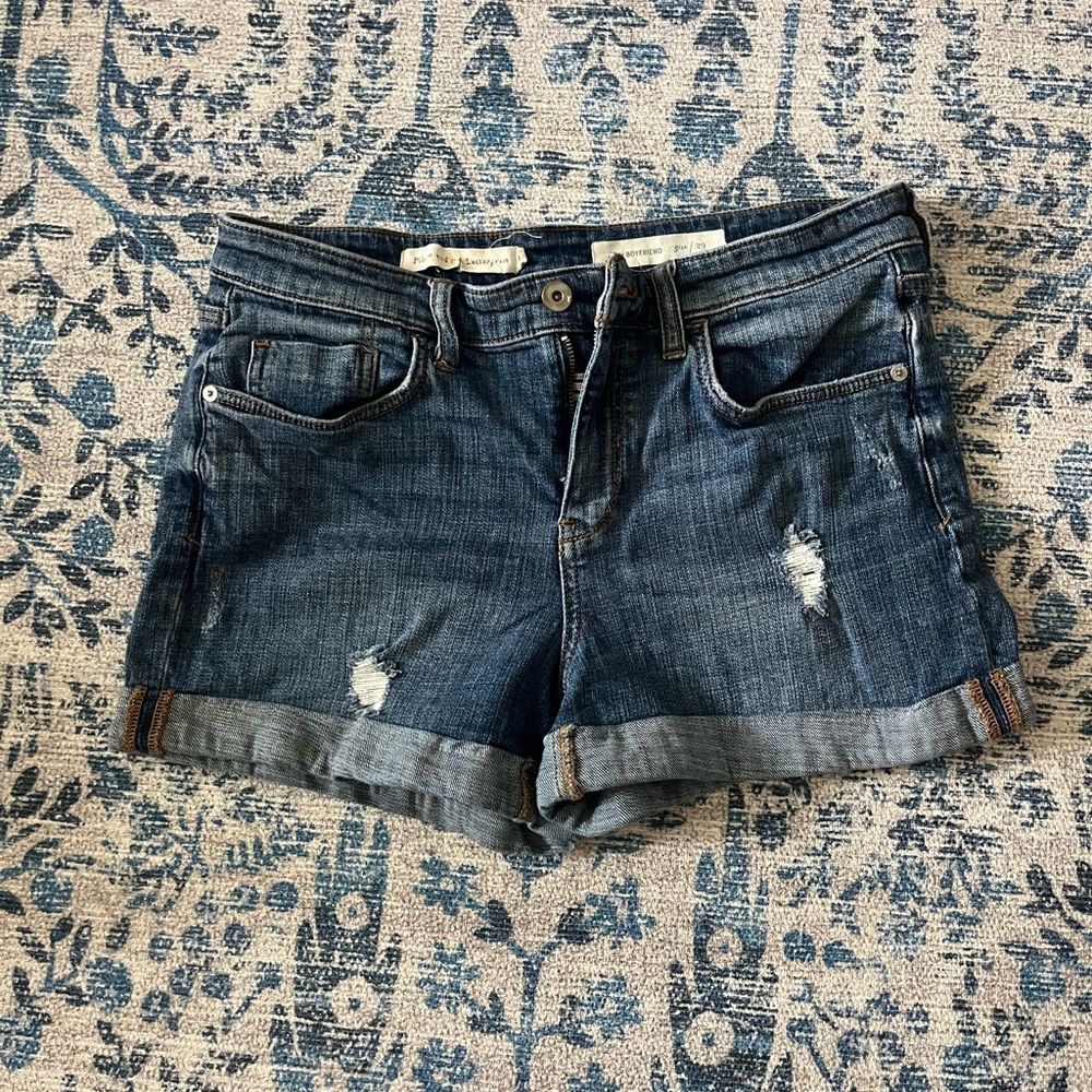 Anthropologie Pilcro and the Letterpress jean shorts